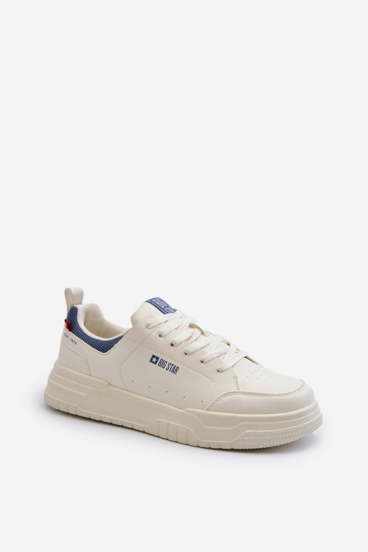 Sneakers modeļa apavi Memory Foam System Big Star NN174150 Ziloņkaula krāsas
