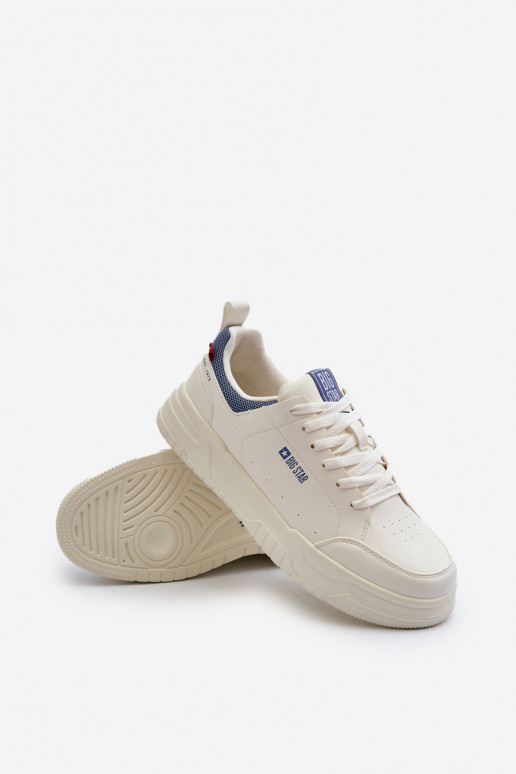 Sneakers modeļa apavi Memory Foam System Big Star NN174150 Ziloņkaula krāsas