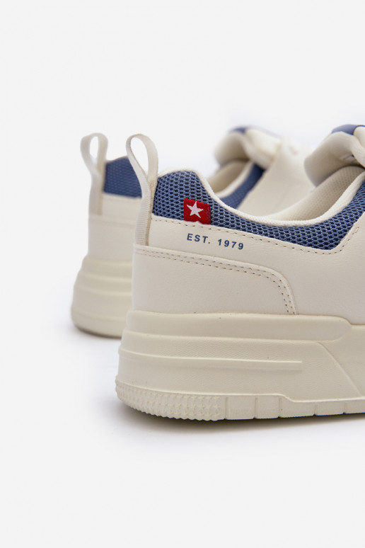 Sneakers modeļa apavi Memory Foam System Big Star NN174150 Ziloņkaula krāsas