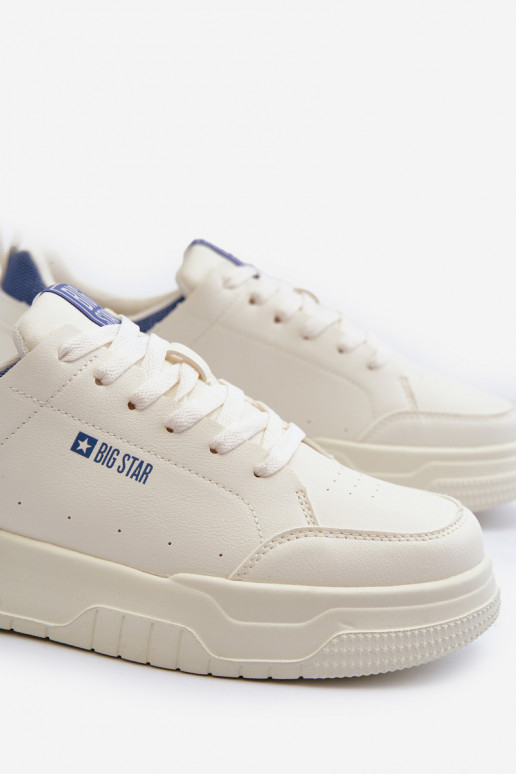 Sneakers modeļa apavi Memory Foam System Big Star NN174150 Ziloņkaula krāsas