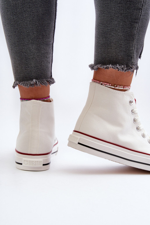 sieviešu puszābaki Big Star NN274276 baltas krāsas