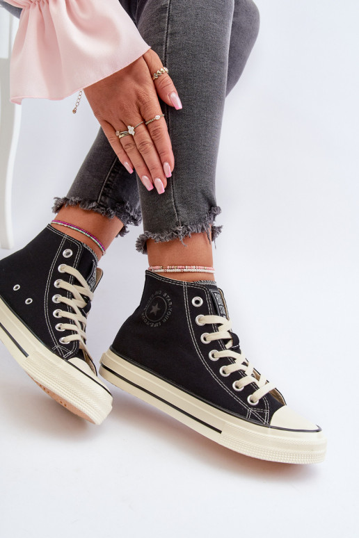 sieviešu puszābaki Big Star NN274283 melnas krāsas