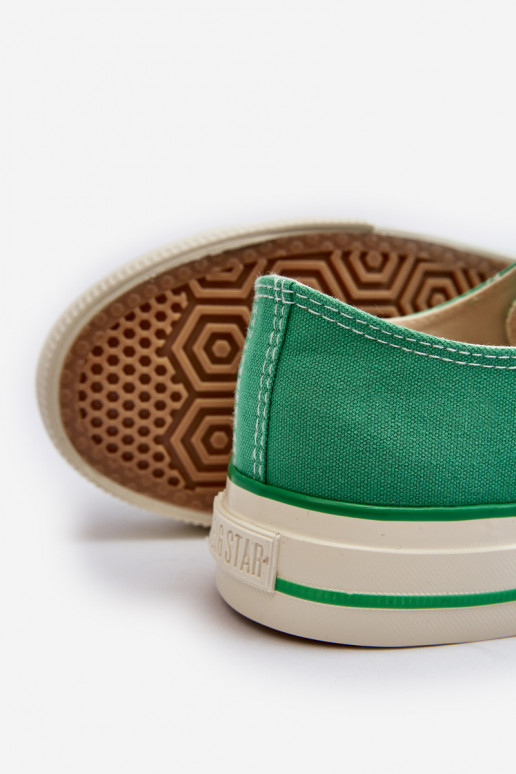 sieviešu puszābaki Big Star NN274268 Zaļas krāsas