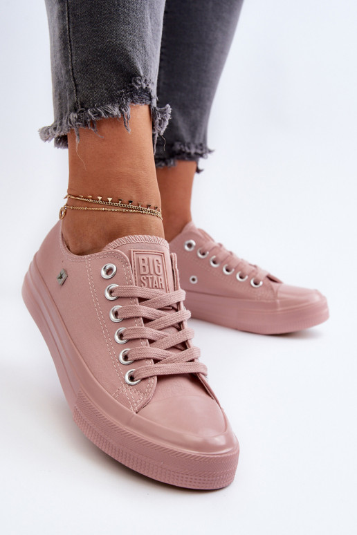Klasiska modeļa sieviešu puszābaki Big Star NN274291 Rozā krāsas