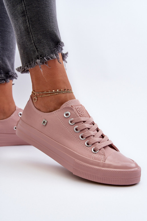 Klasiska modeļa sieviešu puszābaki Big Star NN274291 Rozā krāsas