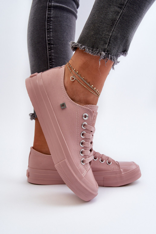 Klasiska modeļa sieviešu puszābaki Big Star NN274291 Rozā krāsas