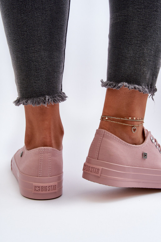 Klasiska modeļa sieviešu puszābaki Big Star NN274291 Rozā krāsas