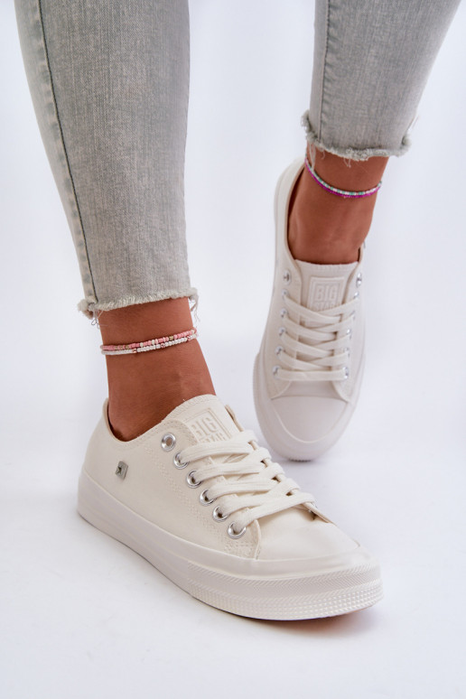 Klasiska modeļa sieviešu puszābaki Big Star NN274285 baltas krāsas