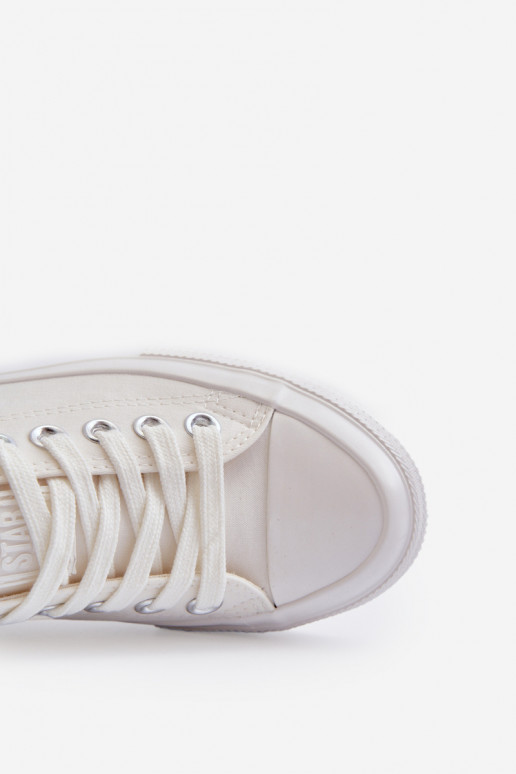 Klasiska modeļa sieviešu puszābaki Big Star NN274285 baltas krāsas