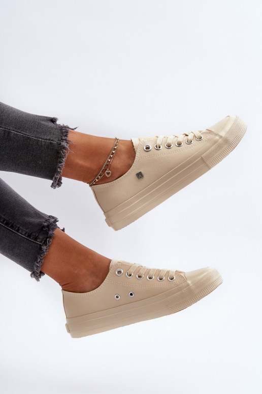 Klasiska modeļa sieviešu puszābaki Big Star NN274286 smilšu krāsas