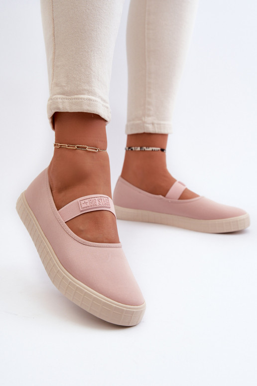 Sieviešu apavi Big Star NN274606 Rozā krāsas