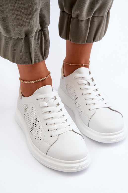 sieviešu puszābaki baltas krāsas S.Barski LR760