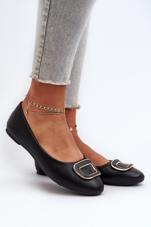 Balerīnas ar ornamentiem Eko melnas krāsas Enicoria