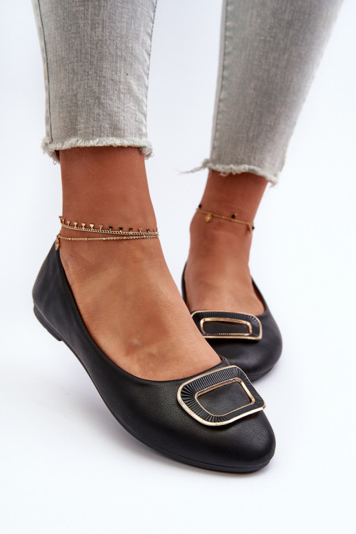 Balerīnas ar ornamentiem Eko melnas krāsas Enicoria