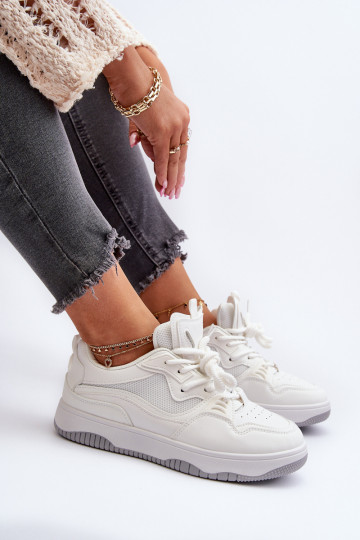 Sneakers modeļa apavi ar platformu baltas krāsas Etnaria 2