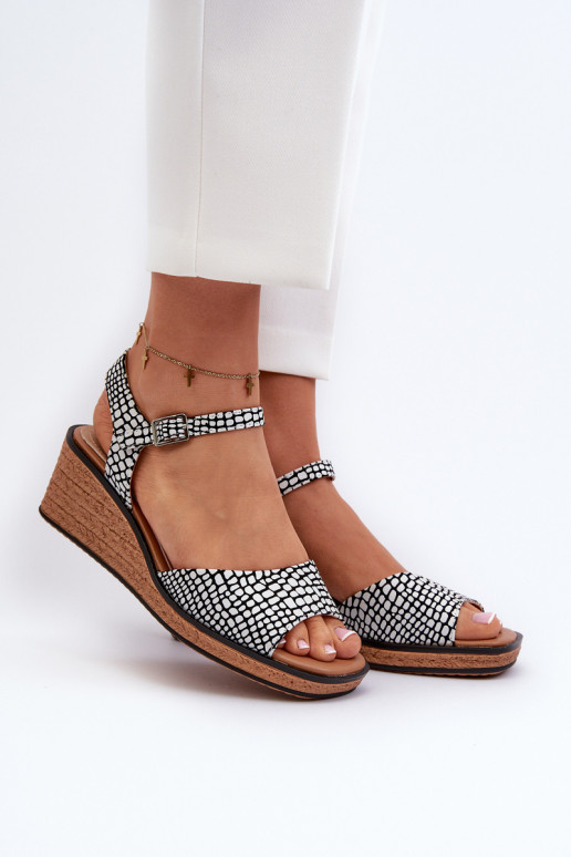  ar platformus basenes Sergio Leone SK303 Baltas-Melns