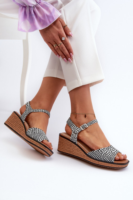  ar platformus basenes Sergio Leone SK303 Baltas-Melns