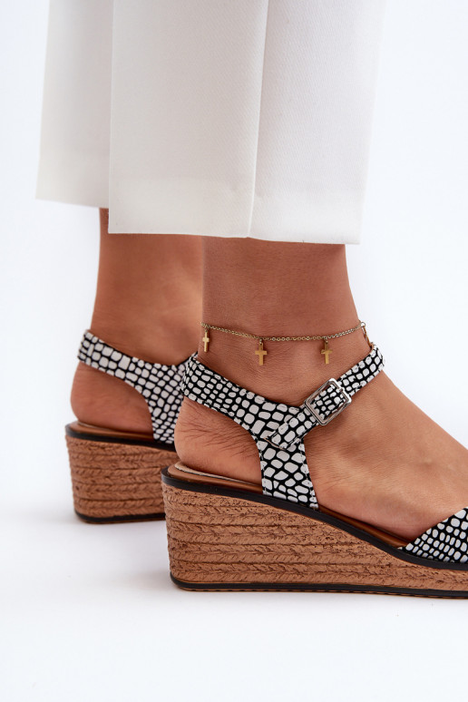  ar platformus basenes Sergio Leone SK303 Baltas-Melns