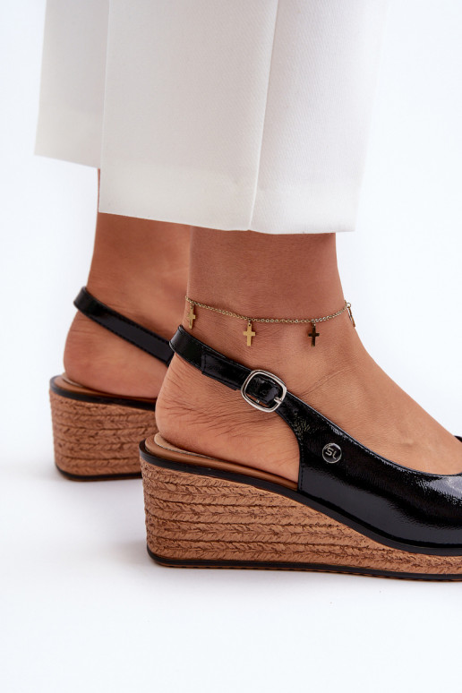  Laque ar platformus basenes Sergio Leone SK301 Melns