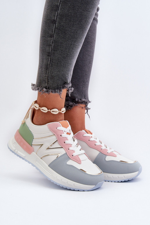 Sneakers modeļa apavi no eko ādas Dažādu krāsu Kaimans