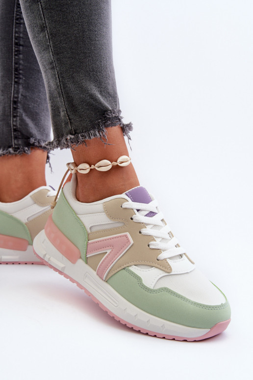 Sneakers modeļa apavi no eko ādas Dažādu krāsu Vinelli