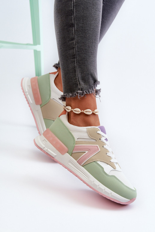 Sneakers modeļa apavi no eko ādas Dažādu krāsu Vinelli