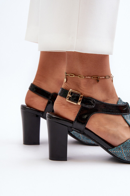 Sieviešu basenes no eko ādas Tirkīza Queenmarie