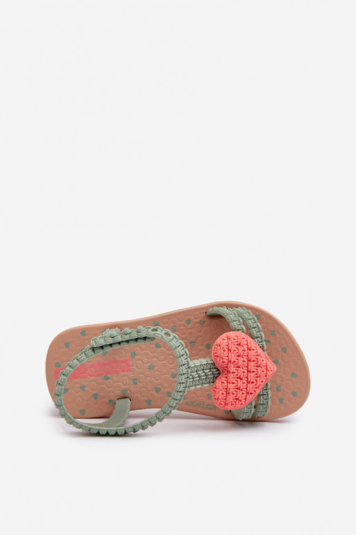 sandales Bērnu apavi ar sirsniņām 81997 Ipanema My First Baby Zaļas krāsas sandales Bērnu apavi ar sirsniņām 81997 Ipanema My First Baby Zaļas krāsas