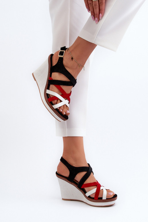 ar platformus basenes ar siksniņām Melns Ellen