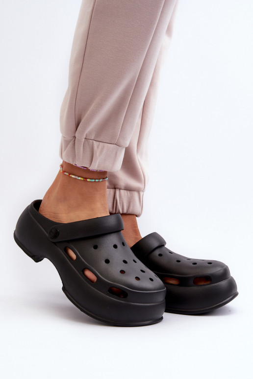 Vieglas čības uz pirksta sieviešu čības  Melns Danollia