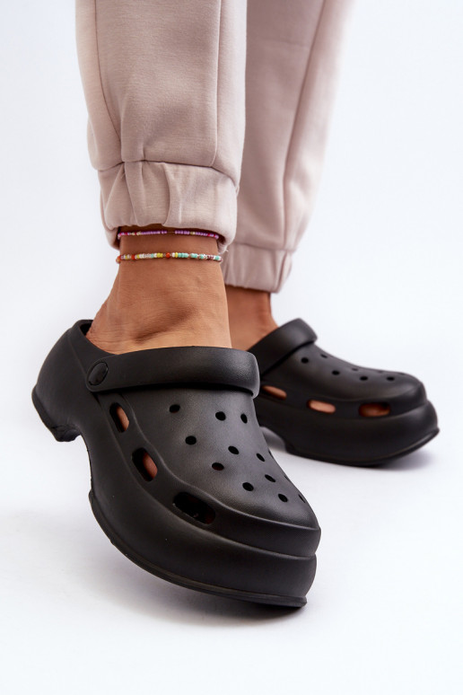 Vieglas čības uz pirksta sieviešu čības  Melns Danollia