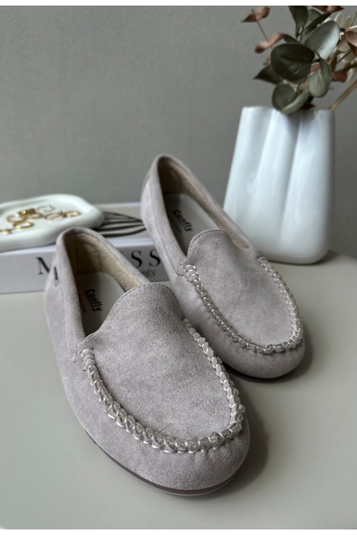 sieviešu mokasīni Z u Violeta krāsa Amrutia