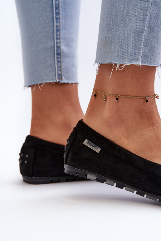 sieviešu mokasīni Z u Melns Amrutia