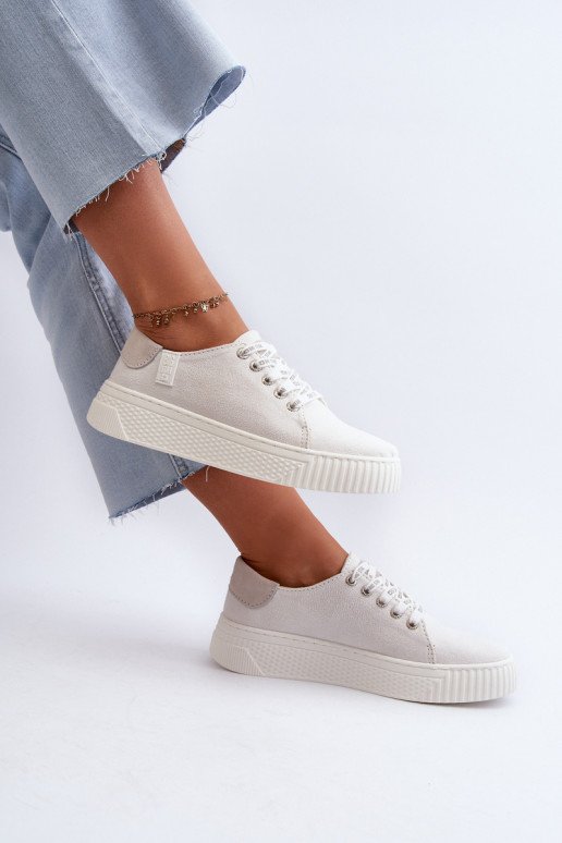 sieviešu puszābaki MEMORY FOAM SYSTEM BIG STAR NN276001 baltas krāsas