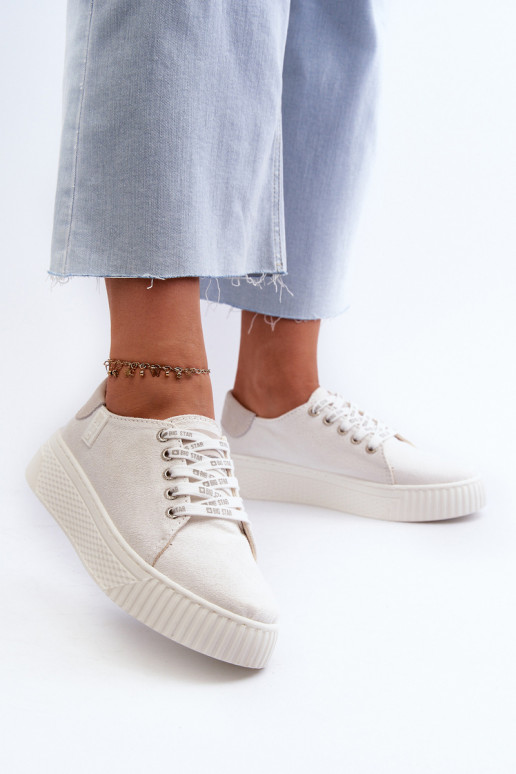 sieviešu puszābaki MEMORY FOAM SYSTEM BIG STAR NN276001 baltas krāsas