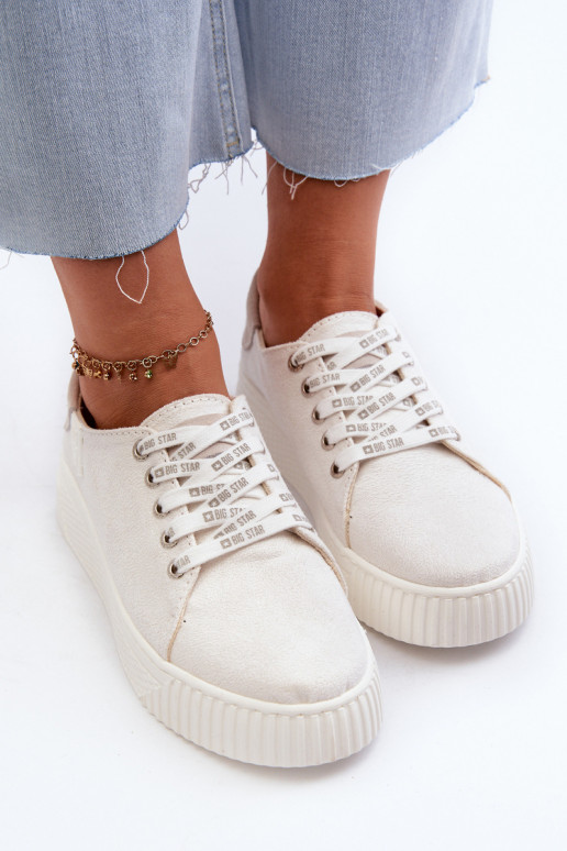 sieviešu puszābaki MEMORY FOAM SYSTEM BIG STAR NN276001 baltas krāsas