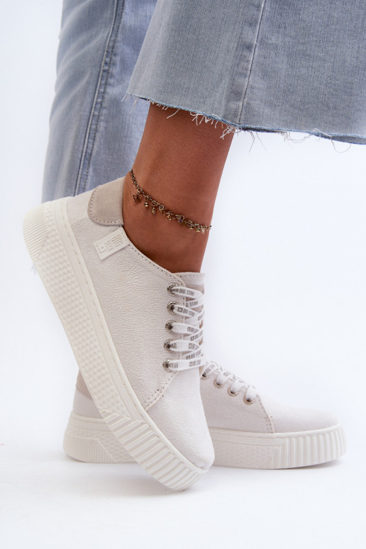 sieviešu puszābaki MEMORY FOAM SYSTEM BIG STAR NN276001 baltas krāsas