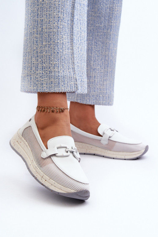    Mokasīni D&A TW210 baltas krāsas