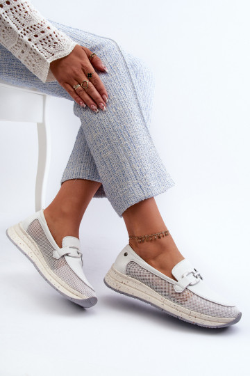 Mokasīni D&A TW210 baltas krāsas 2