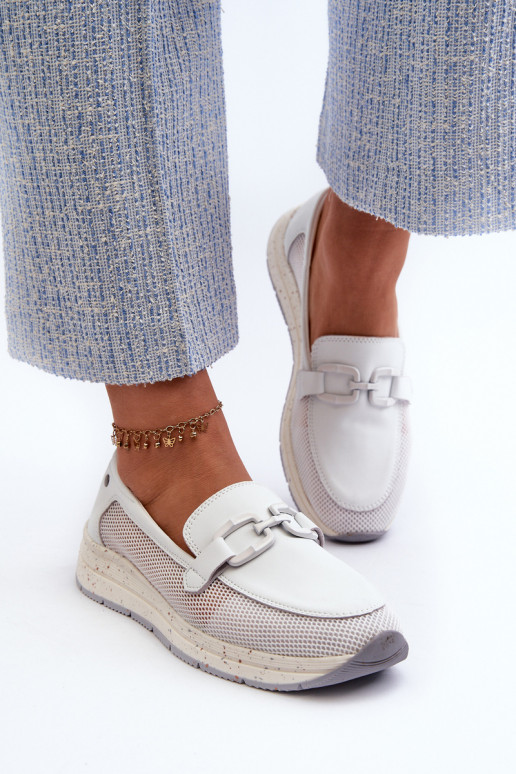    Mokasīni D&A TW210 baltas krāsas