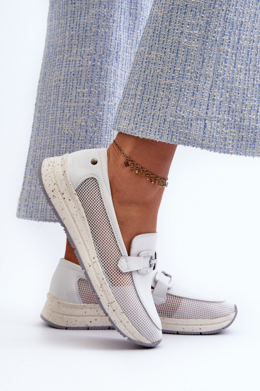    Mokasīni D&A TW210 baltas krāsas