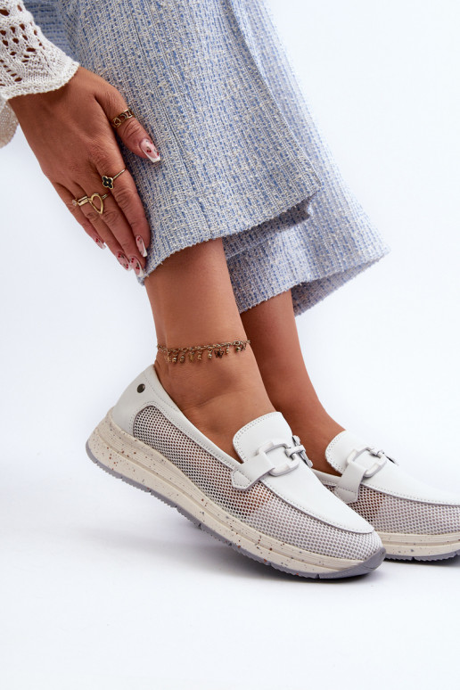    Mokasīni D&A TW210 baltas krāsas