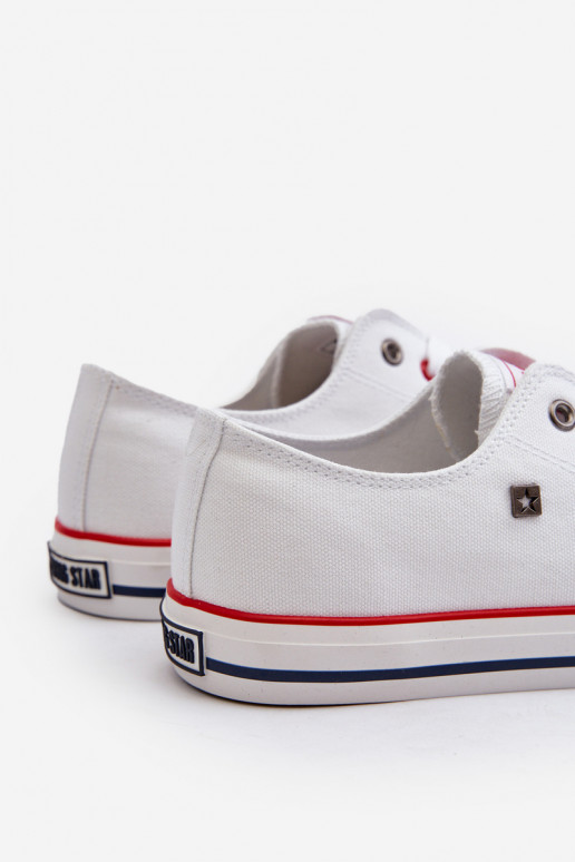 Vīriešu brīvā laika apavi Big Star NN174301 HI-POLY SYSTEM baltas krāsas