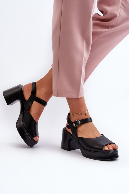 Sieviešu basenes   ar papēdi Vinceza 66627 Melns