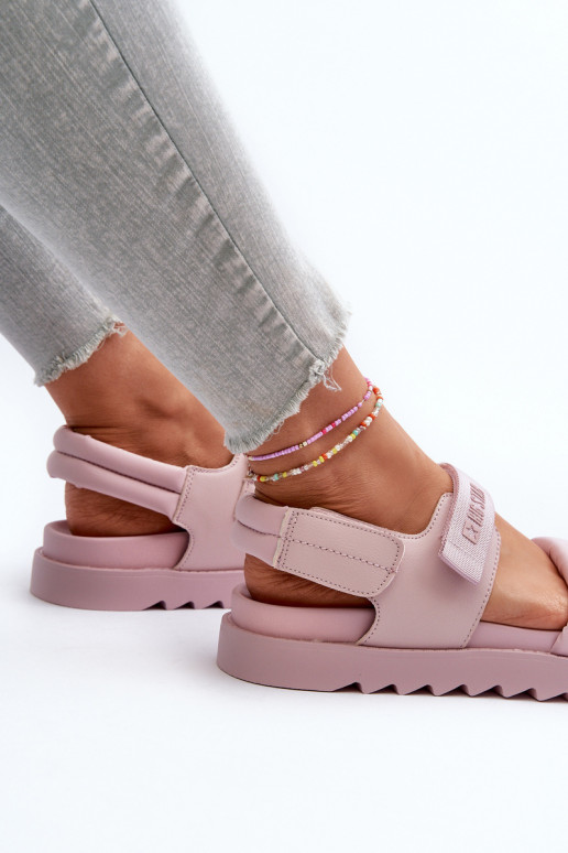 Sieviešu basenes ar platformu Big Star NN274753 Rozā krāsas