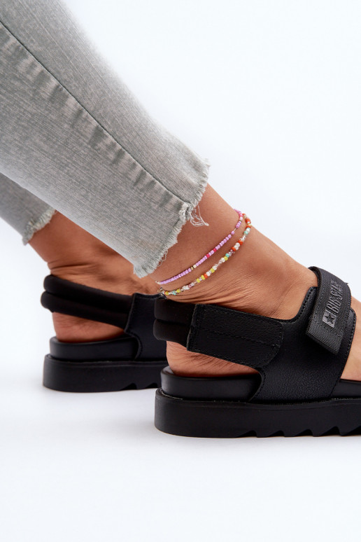 Sieviešu basenes ar platformu Big Star NN274750 Melns