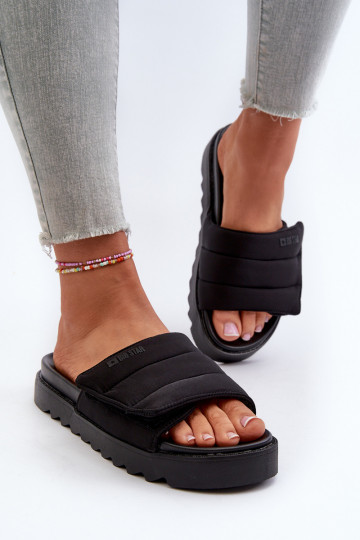  Čības ar platformu Big Star NN274772 Melns