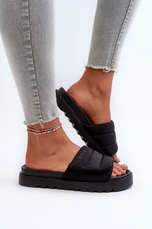  Čības ar platformu Big Star NN274772 Melns