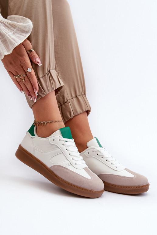 Sneakers modeļa apavi sporta apavi baltas krāsas Uvetta