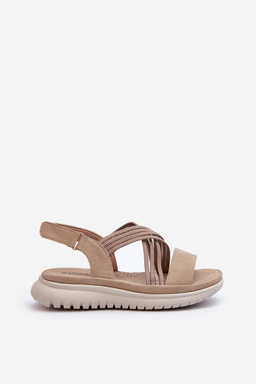   Ērtas basenes ar lipīgām aizdarēm smilšu krāsas Ceclea